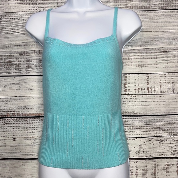 BCBG MAXAZRIA Light Blue Cardigan Sweater Set Size Small - Picture 5 of 8